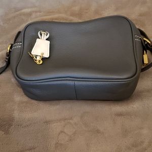 J. Crew Signet Crossbody Leather Bag